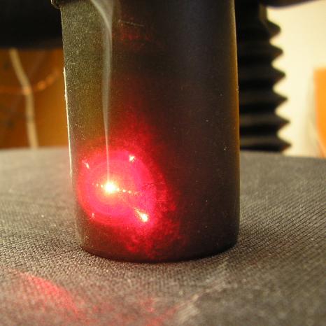 Laser diode - It's burning !