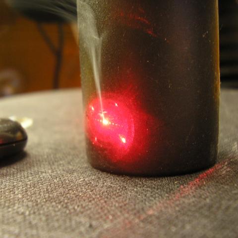 Laser diode - It's burning !